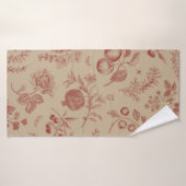 Fruit,  berry and flowers. Autumn seamless pattern (Serviette de bain)