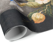 FRUIT, BLOEMEN, DRUIVEN, PERZIKEN EN KLEINE VOGELS CADEAUPAPIER (Rol Hoek)