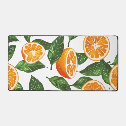 Fruit Botanique Orange Citrus Sans Couture (Recto)