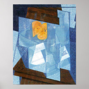 Fruit Bowl van Juan Gris, nog steeds  Cubisme Poster