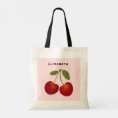 Fruit Cerises rouges Personnaliser Nom Sac fourre- (Dos)