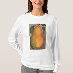 Fruit Chromo Lithograaf van Bartlett Pear T-shirt