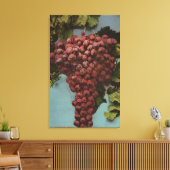 Fruit Chromo Lithograaf van California Grapes Canvas Afdruk (Insitu (Woonkamer))