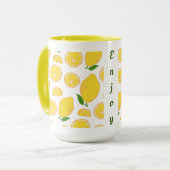 Fruit citron motif Café Mug (Devant gauche)