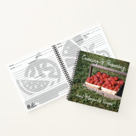 Fruit Conserven Canning Journal Recept Notitieboek