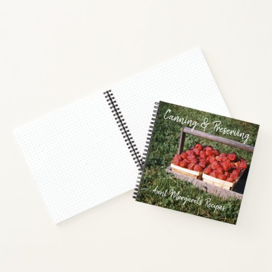 Fruit Conserven Canning Journal Recept Notitieboek (Binnen)