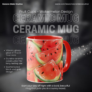Fruit Cups - Watermeloen Design Keramische Mok