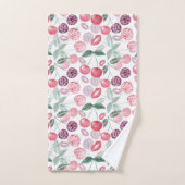Fruit de cerise rouge élégant (Serviette à main)