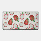 Fruit de dragon rouge sur blanc (Recto)