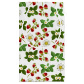 Fruit de fraise avec le sac de cadeau de fleurs (Dos)