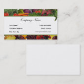 Fruit de frontière - cartes de visite végétaux (Devant / Derrière)