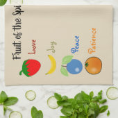 Fruit de la serviette de cuisine d'esprit (Plié)