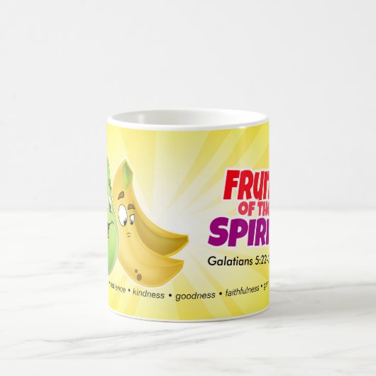 Fruit de la tasse de bande dessinée d'esprit (Centre)
