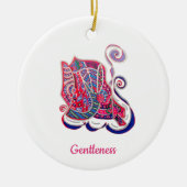 Fruit de l'Esprit est... "Douceur" Ornement (Devant)