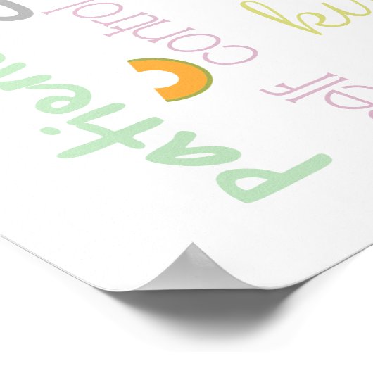 fruit de l'Esprit Saint mignon affiche chrétienne (Coin)