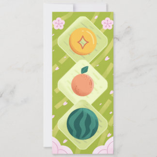 Fruit Decoratie - Funky Cute Stijl Kaart