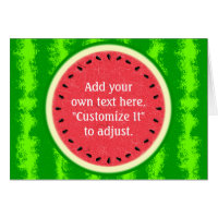 Fruit d'été de la tranche de pastèque Personnalisé