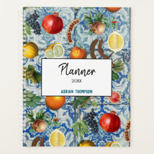 Fruit d'été méditerranéen & Mosaïque bleue