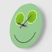 Fruit drôle Fruit Visage Cuisine Mur Horloges (Angle)