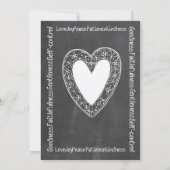 Fruit du faire-part de mariage de tableau d'esprit (Dos)