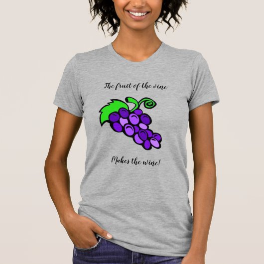 Fruit du T-shirt de la vigne (Devant)