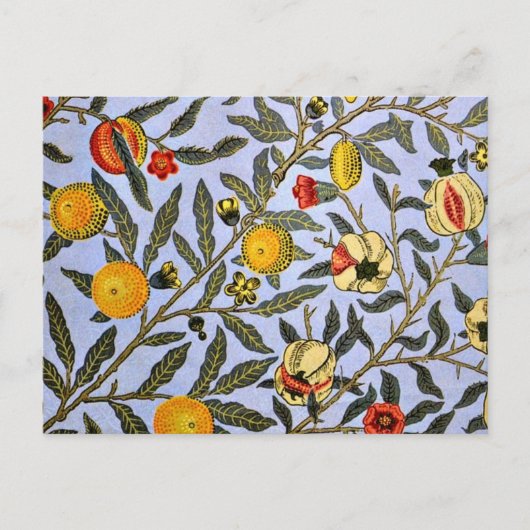 Fruit, een William Morris-patroon, Briefkaart (Voorkant)