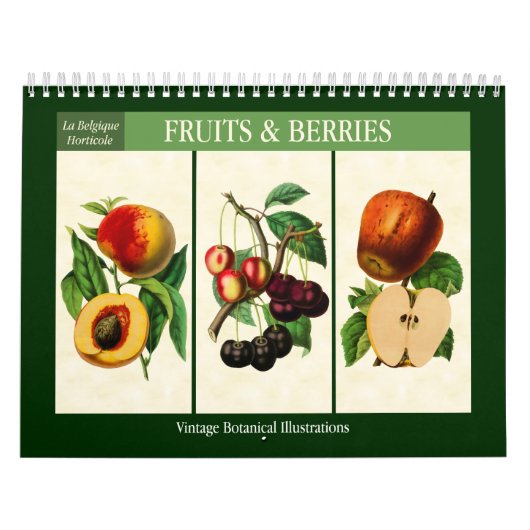 Fruit en bessen  Botanisch 2026 Kalender (Hoes)