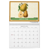 Fruit en bessen  Botanisch 2026 Kalender (Mar 2026)