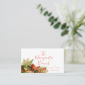 Fruit en Bloem Boeket Visitekaartje (Staand voorkant)