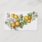 Fruit en Bloemen Waterverf Bruiloft Plaats Kaart Plaatskaartje (Achterkant)