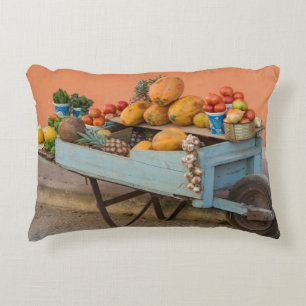 Fruit- en groentekar, Cuba Decoratief Kussen