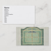 Fruit en keukentuin, van 'Hints on the Format' Visitekaartje (Voorkant / Achterkant)