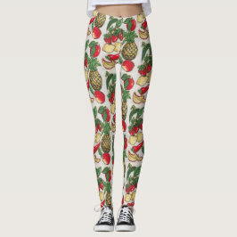 Fruit en Plantaardige Appliqué Leggings