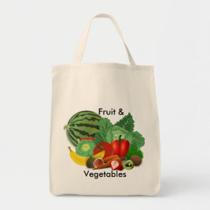 Fruit en Plantaardige Kruidenierswinkel Tote Bag