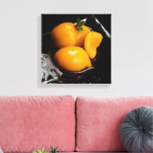 fruit encore vie toile carré noir (Insitu(Salon))