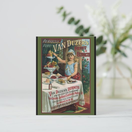 Fruit Extract Koken Bakken Briefkaart (Staand voorkant)