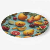 Fruit Fiesta Disposable Paper Borden Set Papieren Bordje (Gekanteld)