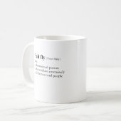 FRUIT FLY (definitie) Koffiemok (Voorkant links)