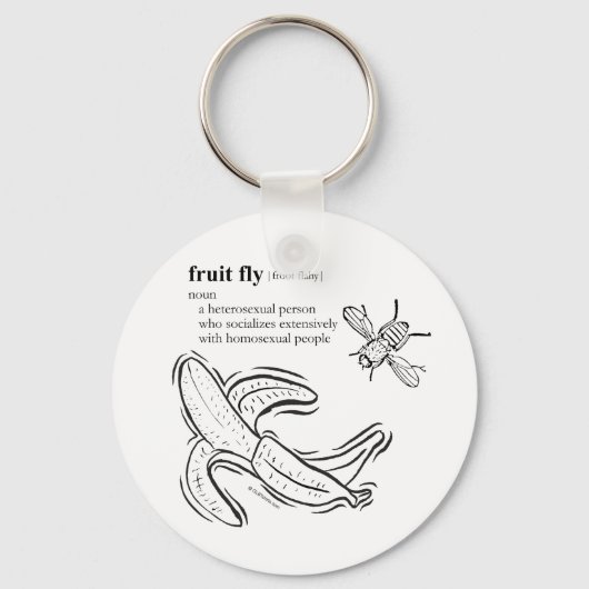 FRUIT FLY SLEUTELHANGER (Voorkant)