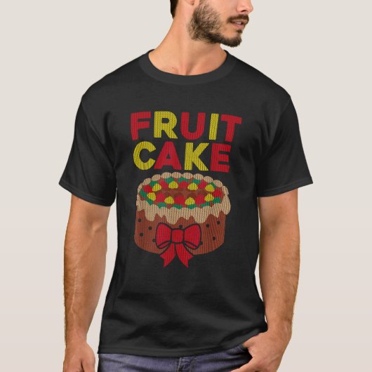 Fruit Gâteau de Noël moche Sweat Style T Chemise (Devant)