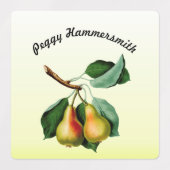 fruit gepersonaliseerd labels (Design 1)
