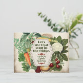  fruit groente kookboek recept kaart (Staand voorkant)