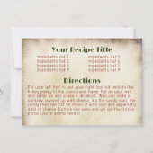  fruit groente kookboek recept kaart (Achterkant)