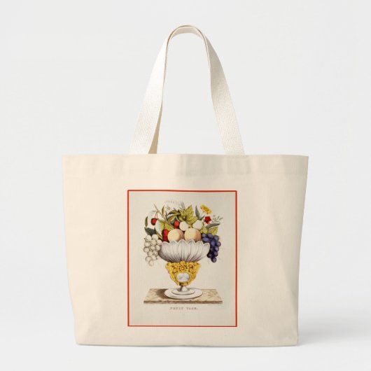 FRUIT GROTE TOTE BAG (Voorkant)