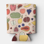 Fruit Hand getrokken illustratie. Blikjeskoeler (Achterkant)