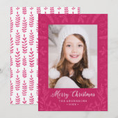 Fruit hiver | Carte photo de vacances (Devant / Derrière)