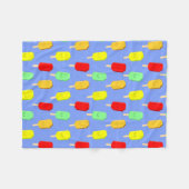 Fruit-ijspatroon Fleece Deken (Voorkant (Horizontaal))