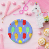 Fruit-ijspatroon Papieren Bordje (Feest)