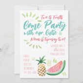 Fruit Invitation de fête à thème - Anniversaire de (Devant)