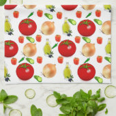 Fruit keukenhanddoek (Gevouwen)